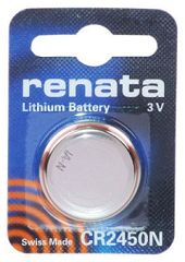 Batterien, CR2450N 3V, Mignozelle, 2450N, 24,5 x 5,0 mm